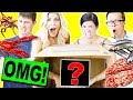 EXTREME WHAT'S IN THE BOX CHALLENGE!! (WE ACTUALLY ATE THEM!)