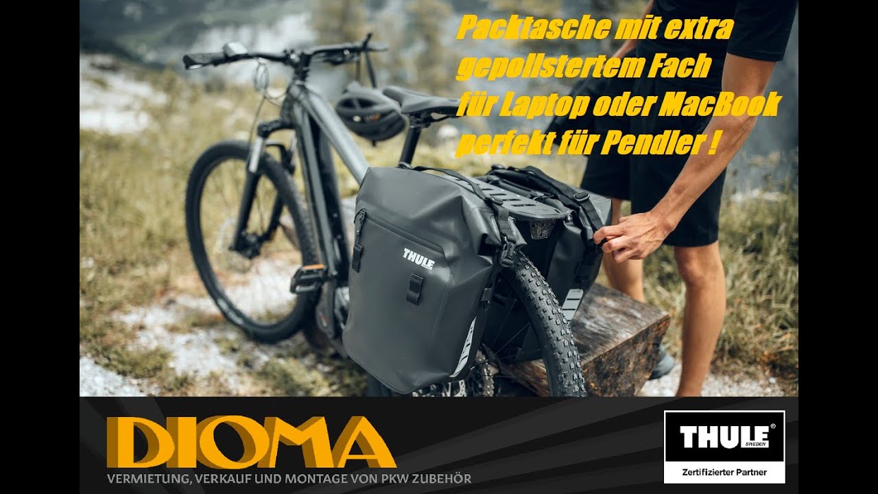 Thule Shield Pannier 22 Liter Fahrrad Gepcktasche fr Fahrradgepcktrger