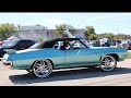 These A-Bodys Have Some Power! Pontiac GTO and Oldsmobile Cutlass Convertibles Light Up Midwest Fest