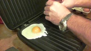 How to 'Fry' Eggs on the George Foreman Grill.