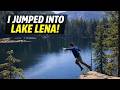 I JUMPED OFF A CLIFF AT LAKE LENA! 😳🏔️