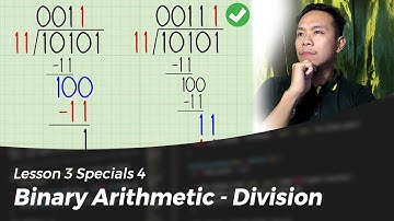 How to perform Division of Binary || Binary Arithmetic Lesson || CodeLikeLD (Tagalog Discussion)