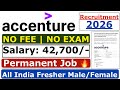 Accenture Recruitment 2026 | Hiring Freshers | Accenture Mass Hiring 2026 | Accenture Vacancy Job