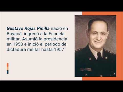 Historia | Dictadura de Gustavo Rojas Pinilla en Colombia