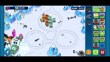 Bloons adventure time td: winter is coming map 1 impoppable mode speedrun (WR)