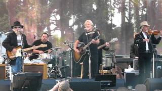 Video thumbnail of "Merle Haggard and Kris Kristofferson "Okie From Muskogee" at Hardly Strictly Bluegrass."