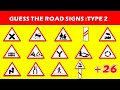 Guess The Road Signs Cautionary/Warning signs ANIMATION| Traffic Signs | Driving License  | Type 2