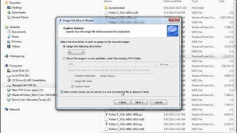 ShadowProtect 4 0 File and Folder Restore