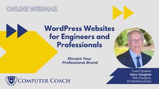 Unlock Your Career Potential w/ WordPress: Insights from Gary Vaughan A Computer Coach Guest Speaker