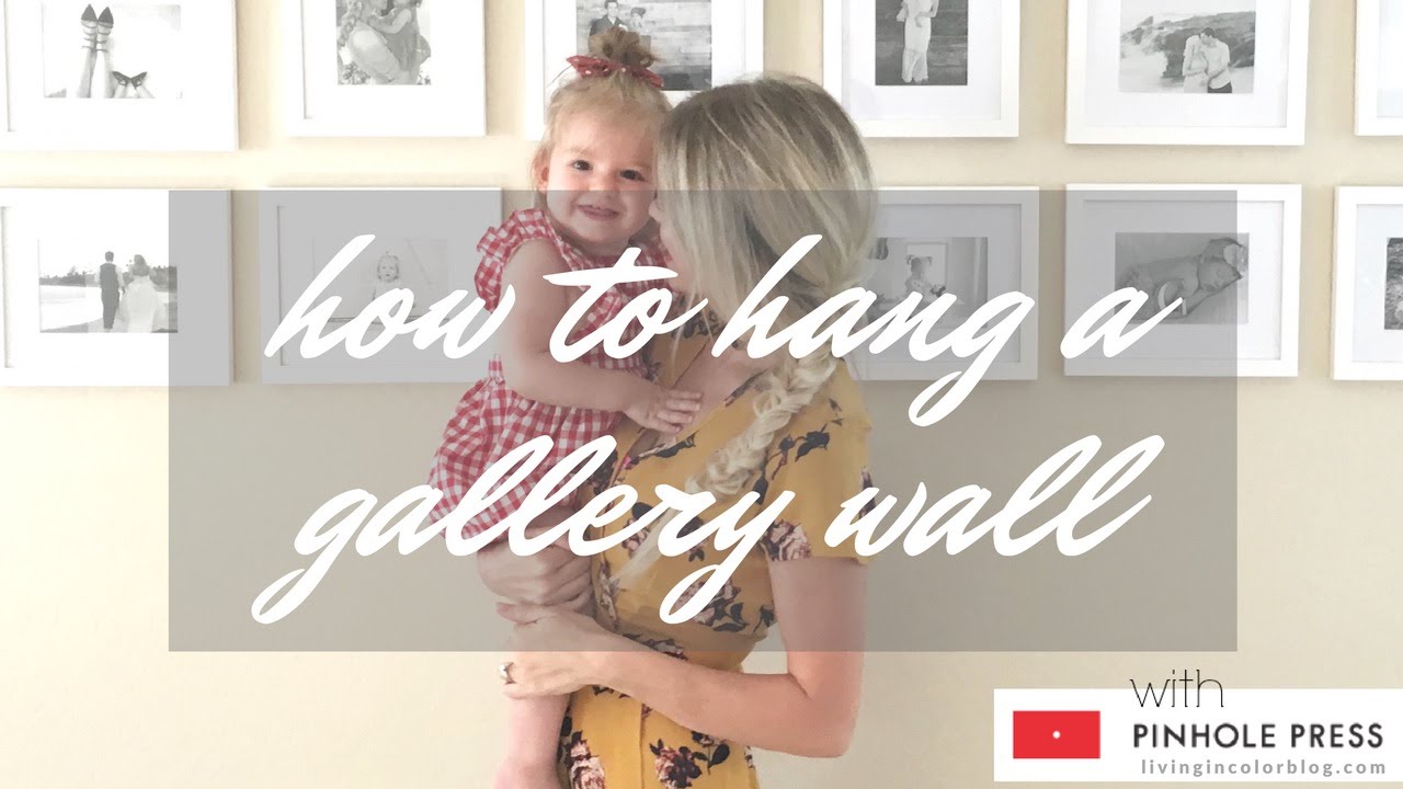 How To Hang A Gallery Wall - YouTube