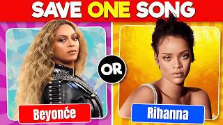 Save One Song Beyonce Vs Rihanna Edition!🎶👑