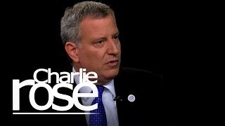 NYC Mayor De Blasio on Michael Bloomberg | Charlie Rose