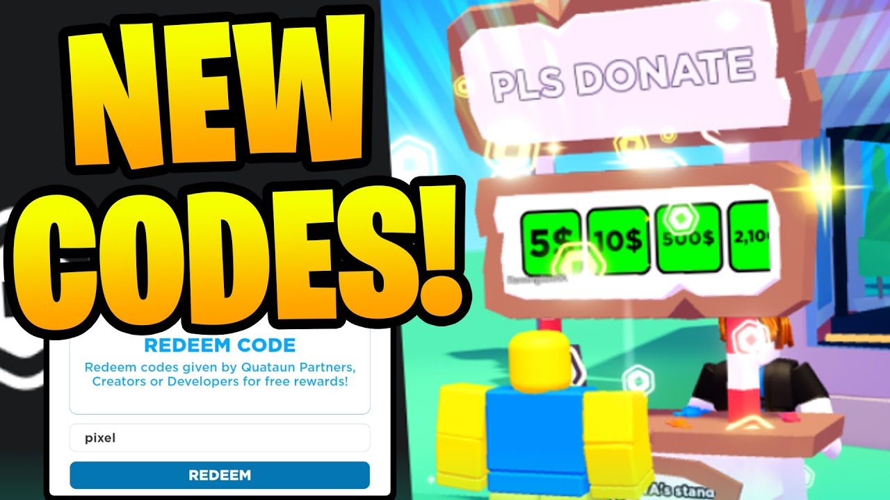 PLS DONATE News 🎄 on X: Hazem has released a website, where redeeming  special codes he announces with your Roblox username rewards you Robux! 🤑  🌐 Each code has 1 copy, and
