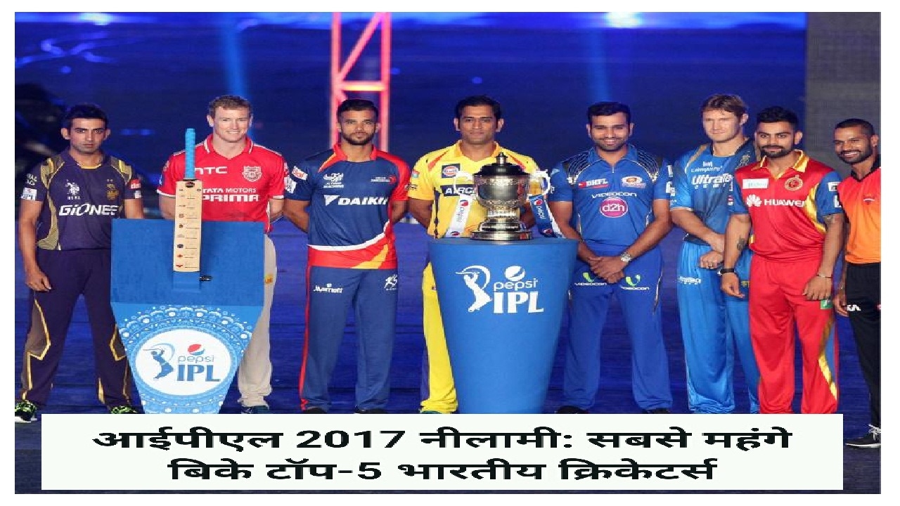 TOP 5 COSTLIEST INDIAN PLAYERS IN IPL 2017 AUCTION YouTube TOP 5 COSTLIEST INDIAN PLAYERS IN IPL 2017 AUCTION YouTube