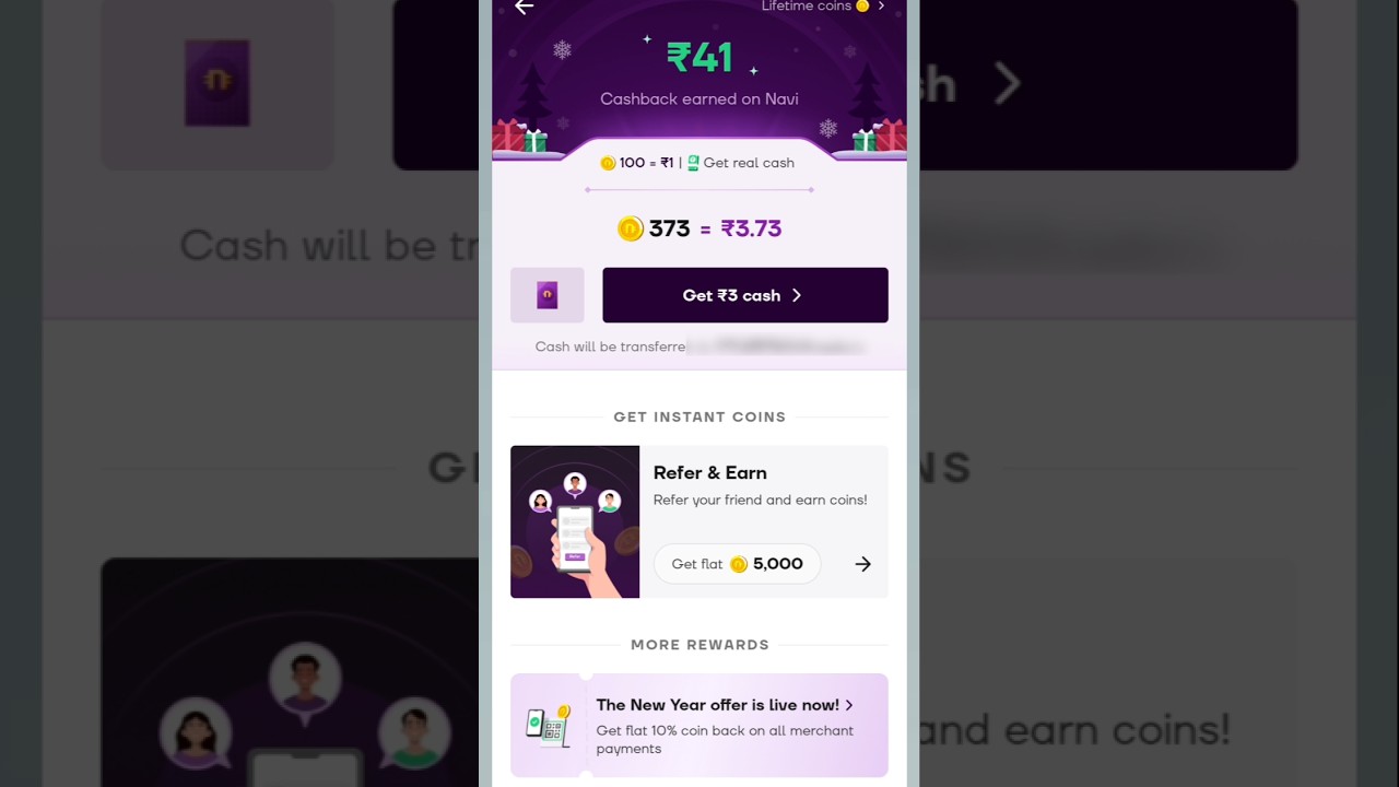 Navi app me coins redeem kaise kare | Navi app me coin ka paisa kaise nikale 