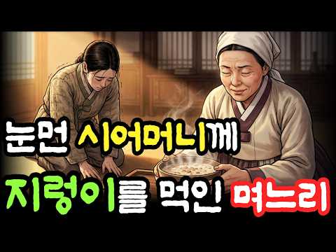 남편에게 버림받고 구박받던 며느리... 눈먼 시어머니께 바친 '마지막 한 그릇'이 불러온 소름 돋는 기적 | 옛날이야기·야담·민담·설화·전설·오디오북
