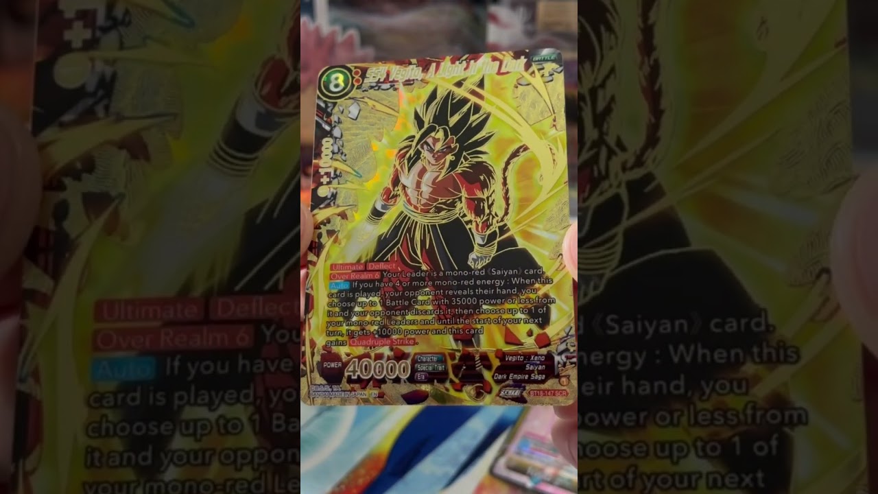 FINAL Secret Rare From Dawn of the Z Legends 
