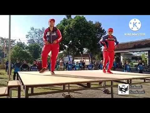 warunge di bukak..byaakk!! SENTHIR LENGO POTRO versi jathilan - Senam Aerobik Srikandi Sumberadi