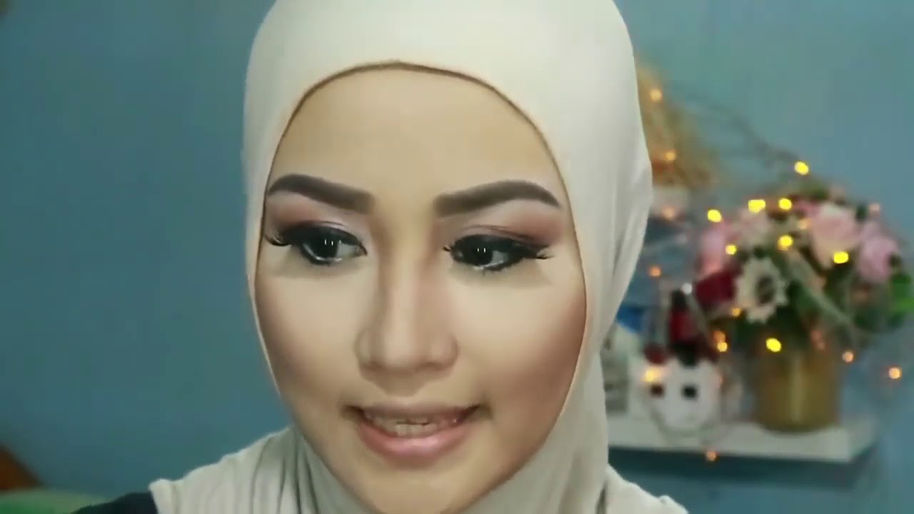 MUDAH DITIRU!!! | Tutorial Hijab + Make Up Simple, Glamor