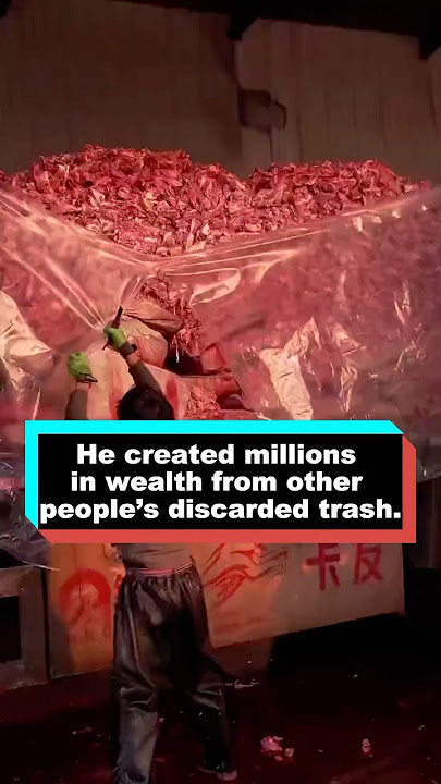 He created millions in wealth from other people’s discarded trash. #delicous #facts #food #youtube