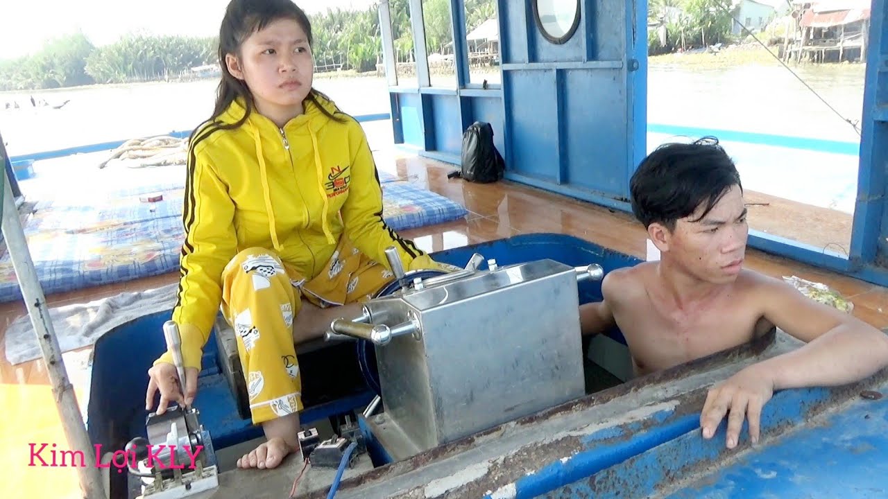 Quá Bất Ngờ Khi Sà Lan Em Hơn Vừa Xuất Phát Đứt Luôn Dây.