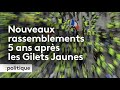 Nouveaux rassemblements 5 ans aprs les gilets jaunes