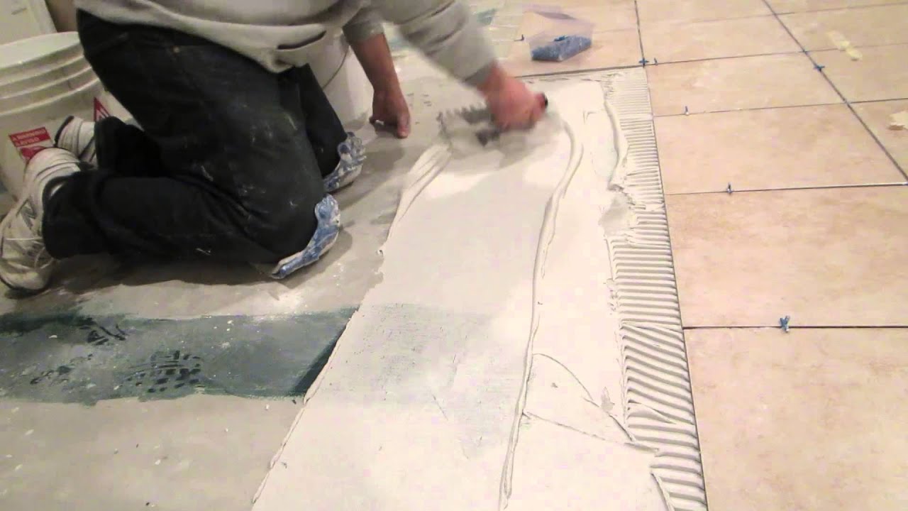 How to choose the thin tiles to overlap the existing floor, scm