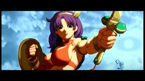 SVC Chaos: SNK vs. Capcom (PS2 - Real Hardware). Gameplay w/ Athena (Secret Boss)