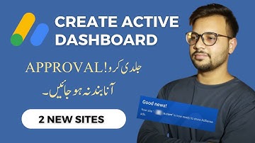 AdSense Active Dashboard Approval Trick 2024 | How to Create Active AdSense Dashboard | 2 New Sites