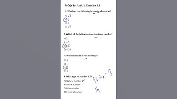 8 Math Ex 1.1 MCQs for Exams Part 4 #Class8Math #MathAcademy8