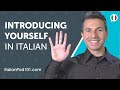 Learn How to Introduce Yourself in Italian | Can Do #1