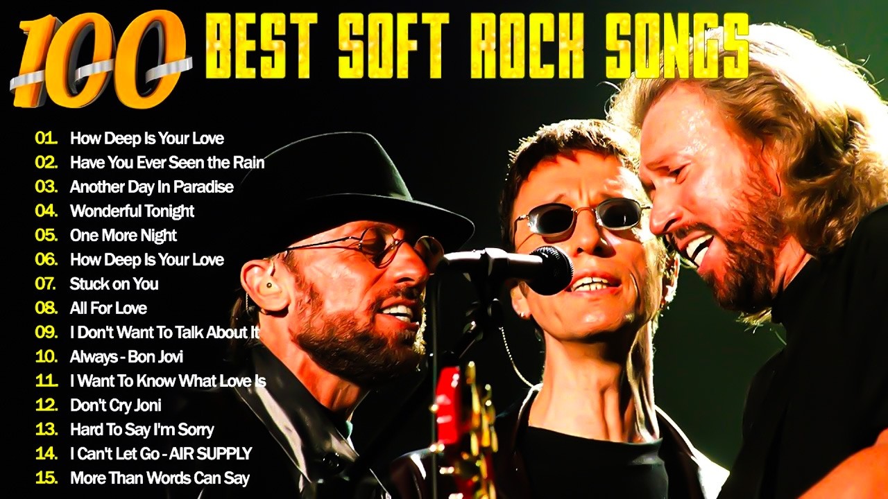 Air Supply, Lobo, Phil Collins, Rod Stewart, Bee Gees - Soft Rock 70s 80s 90s Greatest Hits