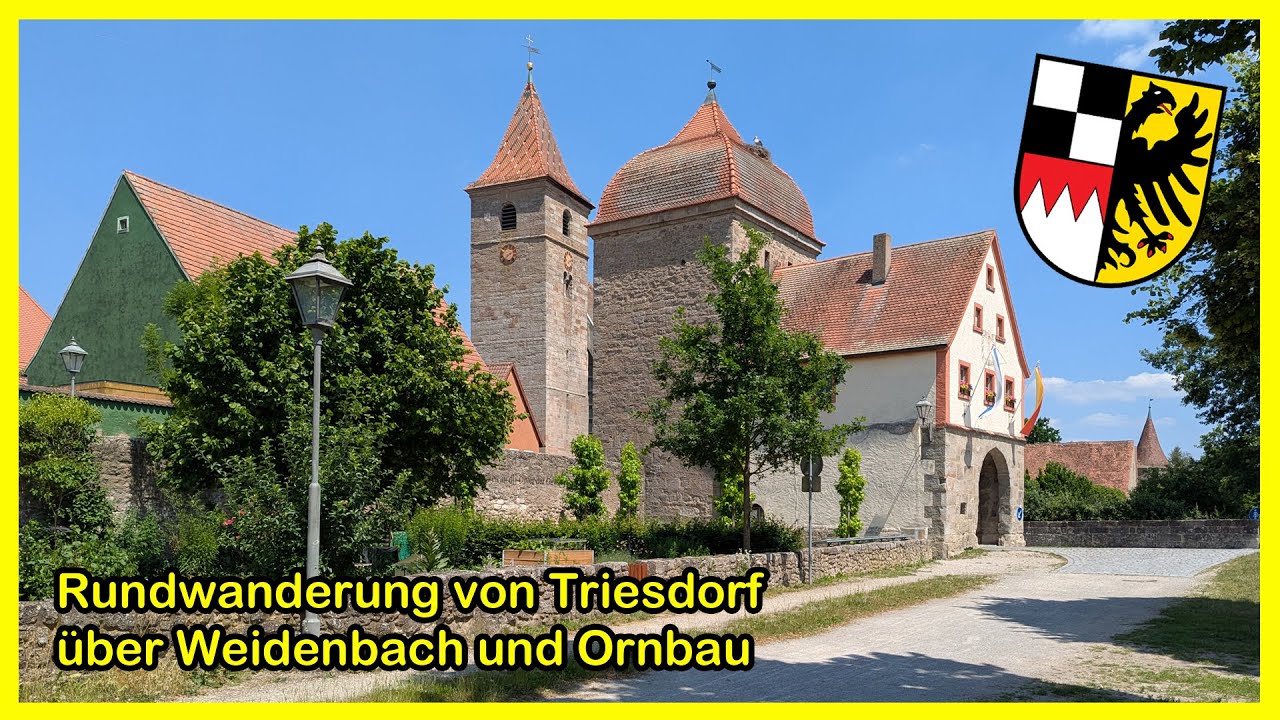 Mittelfranken 2025: Eine Rundwanderung von Triesdorf über Weidenbach und Ornbau