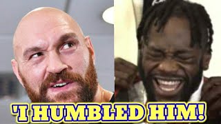 BREAKING NEWS! TYSON FURY RESPONDS TO DEONTAY WILDER'S EMOTIONAL PRESS CONFERENCE 'I HUMBLED HIM!'