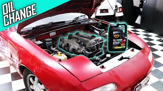 HOW TO CHANGE YOUR OIL  MAZDA MX5 MIATA