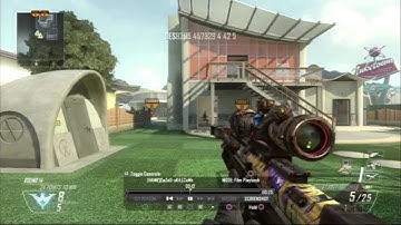 super lucky black ops 2 cross map no-scope silent shot