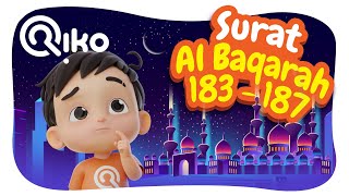 Murotal Anak Surat Al Baqarah (Ayat: 183-187) - Riko The Series (Qur'an Recitation for Kids)