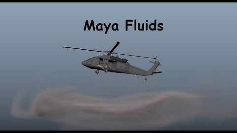 Maya Fluids smoke simulation