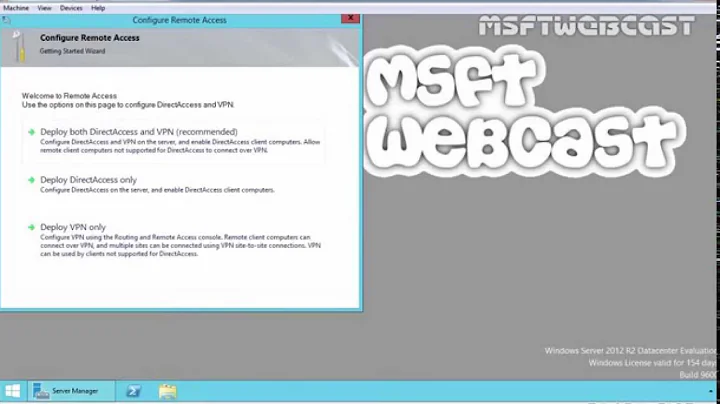 How to set up a VPN Server on Windows Server 2012 R2