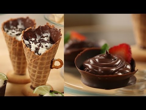 How to Make Edible Dessert Cups | Dessert Ideas | POPSUGAR Cookbook | POPSUGAR Food