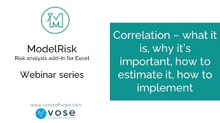 Correlation – what it is, why it’s important, how to estimate it, how to impleme