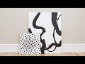 How to create abstract art for the wall - DIY by Søstrene Grene