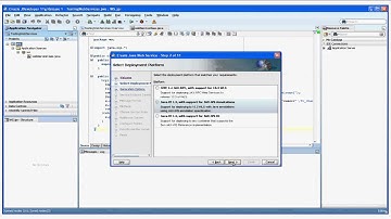 jDeveloper: Create and deploy a Java Webservice