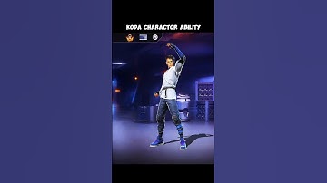 Koda character ability test l free fire new character koda ability #aurora #freefire #shortsfeed