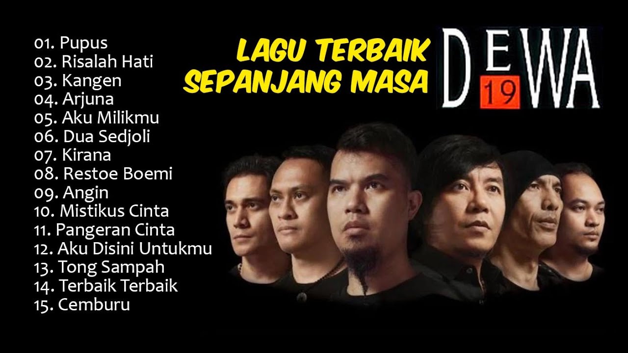 Full Album Dewa 19 Tanpa Iklan | Lagu Asyik Menemani Kerja Di Kantor