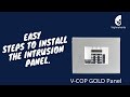 Vighnahartas vcop gold  gsm hybrid  intrusion panel  installation