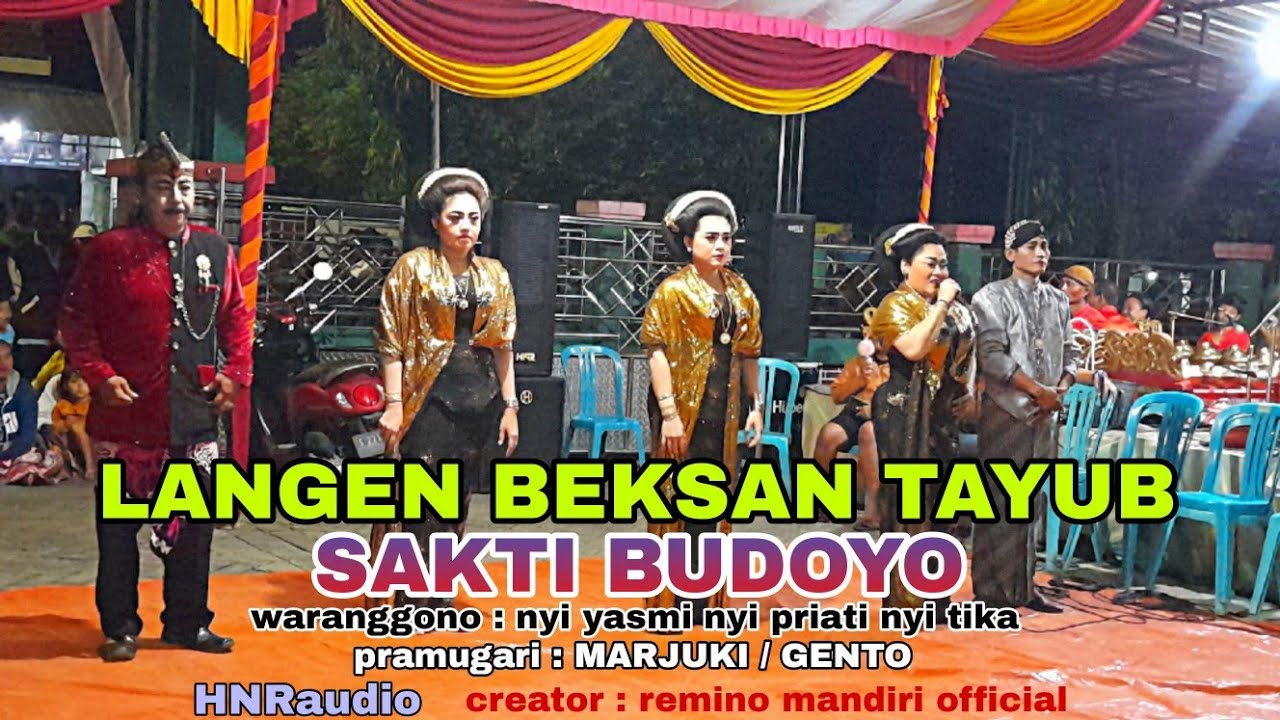 live gempolTAYUB langen beksan  SAKTI BUDOYO | waranggono:nyi yasmi nyi Supriati nyi Tika #HNRaudio