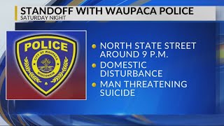Man arrested after standoff with Waupaca Police
