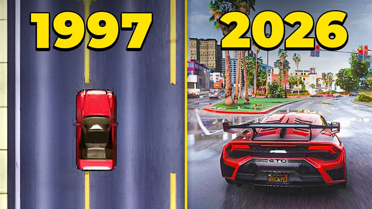 Evolution of GRAND THEFT AUTO Games (1997-2026) - YouTube