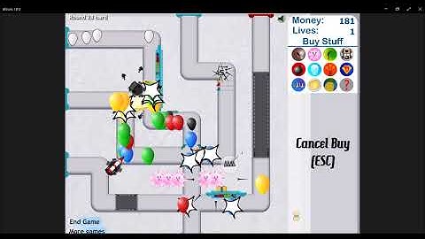 Using Every Tower (Track 8, Hard, Bloons Tower Defense 3 Challenge)